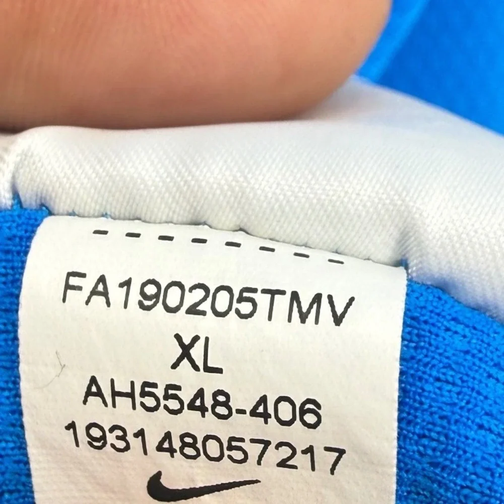 Nike Golf Mens Dri-FIT 1/2 Zip LongSleeve Pullover Blue Black AH5548-406 XL